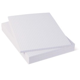NOTIZBLOCK24 Notizblock A5 kariert 5er Pack 50 Blatt je Block 80 g/m² Offset weiß