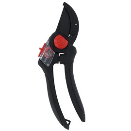 Takagi Stainless Steel Lightweight Labor Saving Pruning Shears, Anvil Shape, Red