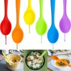 Beieverluck 6 Pack Large Silicone Cooking Spoons 10.8'' Heat Resistant
