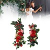 Wedding Arch Draping Artificial Flower Multifunctional Wedding Welcome Signs Floral