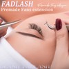 FADLASH Premade Lash Fans C Curl Premade Fans Eyelash Extensions
