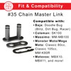 AlveyTech #35 Chain Master Link for Electric Scooters, Mini Bikes,