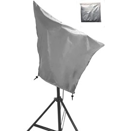 COOSOO Telescope Cover Waterproof Sun Proof Outdoor Astronomical Telescope Cover with Adjustable Drawstring for Celestron Skywatcher ZEISS,Silver 39(991mm) x 29.5(749mm) inch