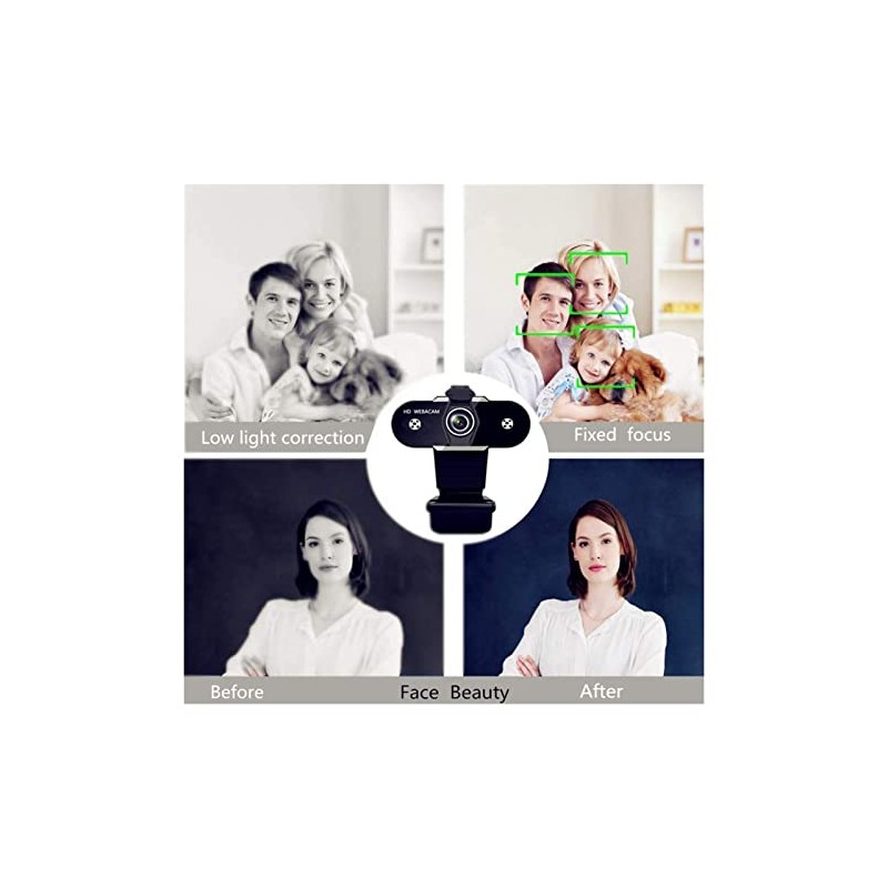 Web Camera USB HD Webcam Cover 1080P 2K Web Camera