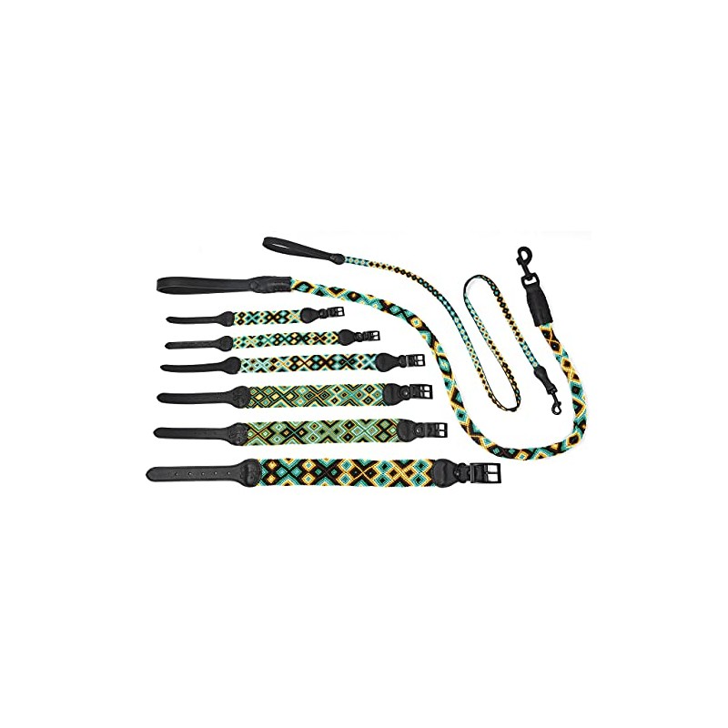 Dakini Collar Artesanal para Perro con Acabados de Lujo. Extra
