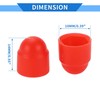 VekAuto 20pcs Wheel Lug Nut Bolt 10mm Rims Tire Nut