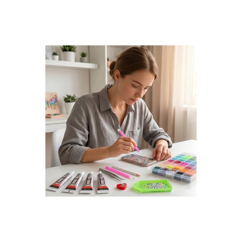 40,000 Piece Bedazzling Kit with Rhinestones and Tools