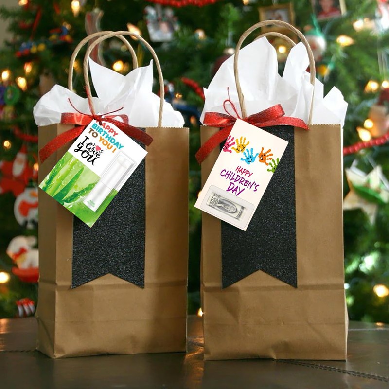 65 Piezas Bolsas de Bálsamo Labial de Plástico Transparente para