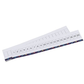 Didax Write ON Wipe Off 1-20 Number Path, Multicolor