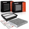 A-Premium 2-PC Engine & Cabin Air Filter with Activated Carbon