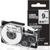 1pc 9mm Clear Black Letter CR-9X Tape Cartridge Compatible with