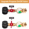 Siasky Upgraded Propane Refill Adapter 20lb to 1lb Converter, Design