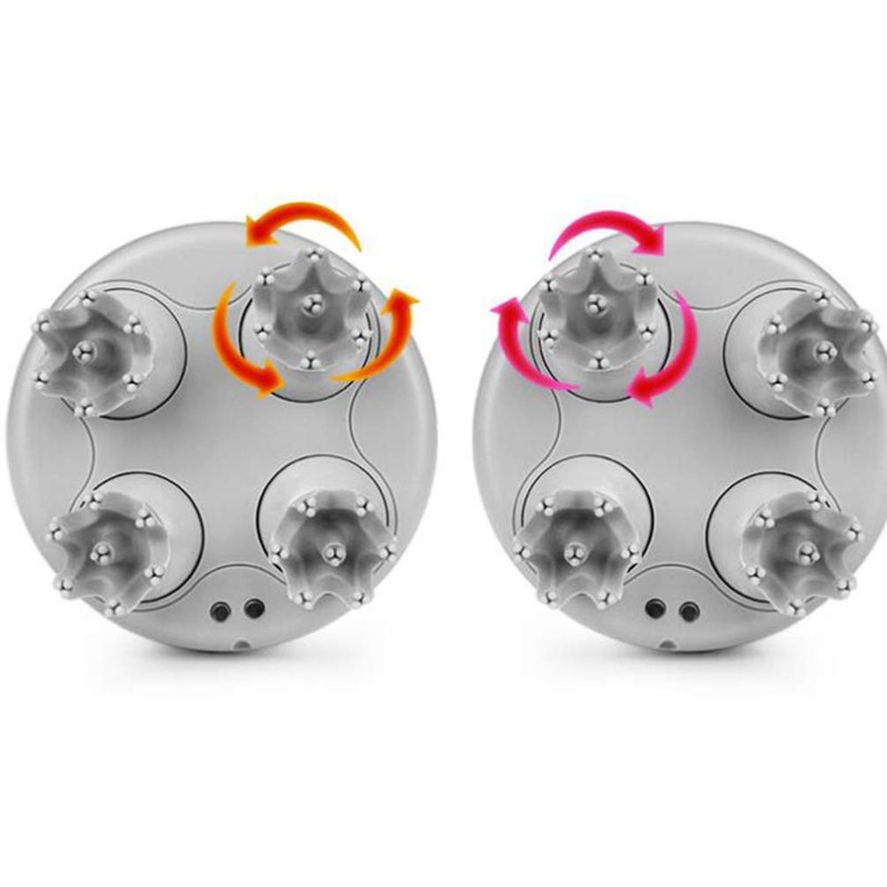 EXCEART Massager Head Electric Head Massager Replacement Head Kneading Vibrating