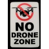 DRONE STICKER "NO DRONE ZONE" 2 1/2 X 3 7/8"