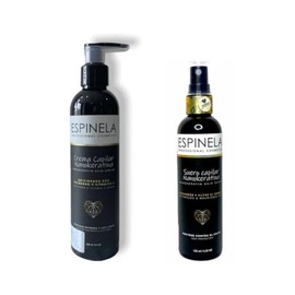Espinela Kit Nanokeratina Hair Treatment | Serum con Keratina y Crema Capilar, Protector de Calor y Tratamiento para Cabello
