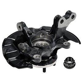 AutoShack KN798383 Front Steering Knuckle & Wheel Bearing Hub Assembly 5 Lugs Driver Side Replacement for 2009 2010 2011 2012 2013 Toyota Corolla Matrix 1.8L 2.4L FWD