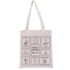 G2TUP Romance Book Reader Gift Stamps of Books Tote Bag