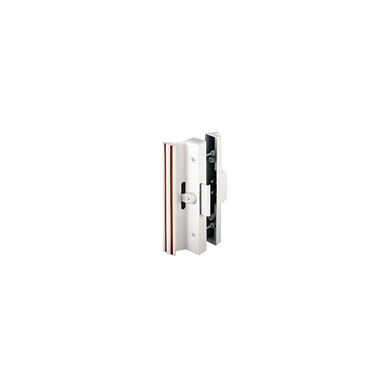 Prime-Line C 1116 Diecast Sliding Door Handle Set, White (Single