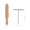 HAKIDZEL Handmade Bamboo Dragonfly Wooden Rake Pancake Crepe Spreader Spatula