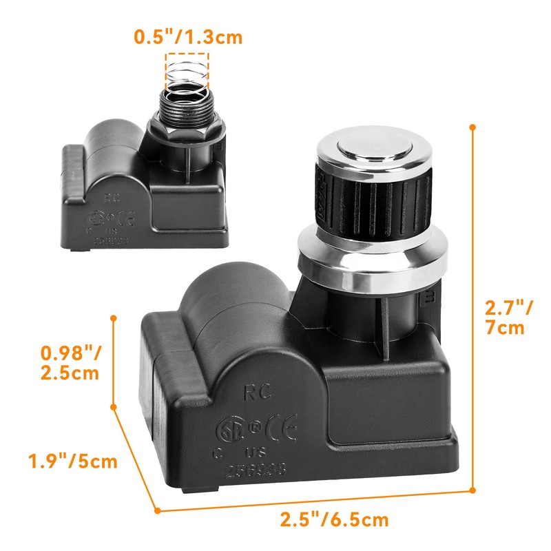 onlyfire 6 Outlets Universal Spark Generator Tact Push Button Switch