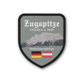 Copytec #42388 Patch Zugspitze Solid Germany Austria Bavaria Tyrol Mountain
