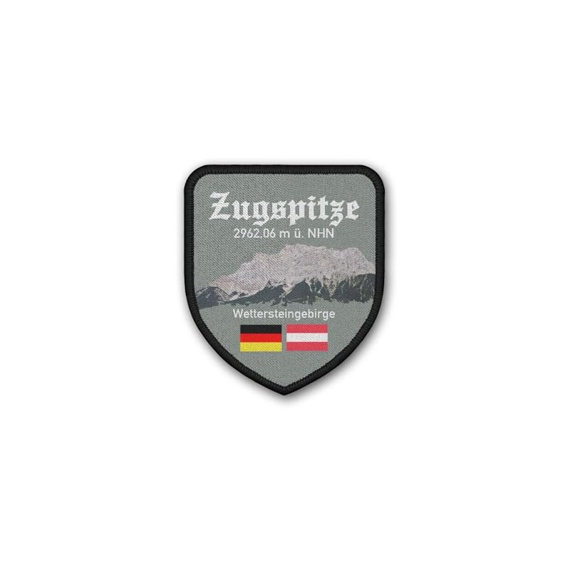 Copytec #42388 Patch Zugspitze Solid Germany Austria Bavaria Tyrol Mountain