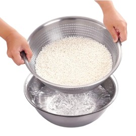 Endoshoji TKG Rust Resistant, Hygienic, Stainless Steel, Perforated Ball, 8.3 inches (21 cm), Vertical Slit Prevents Clogging and Efficient Drainage