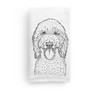 Inkopious Bare Goldendoodle Decorative Hand Towel Bathroom and Kitchen Decoration