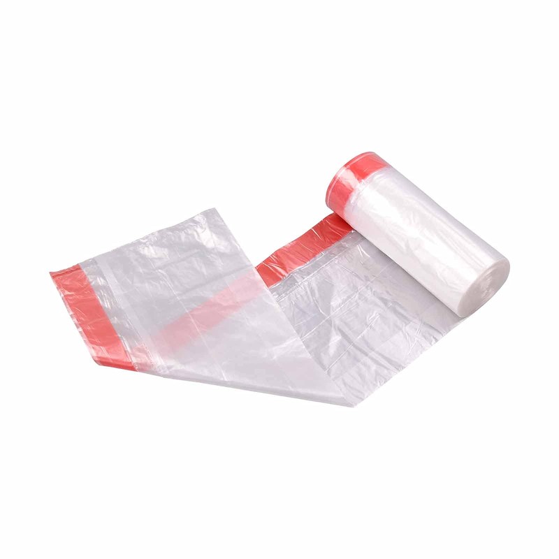 Morcte Clear 8 Gallon Drawstring Trash Bags, 108 Counts