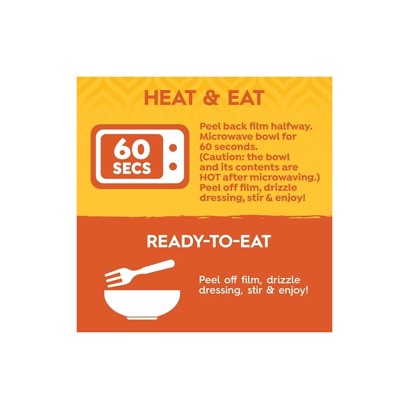 Tasty Bite Bowls Variety, Pack of 6, Mexican Protein, Mediterranean