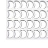 Thermo Cookie Cutting Sheet 1-7/8" Crescent (1/2 Moon) 78/Sheet