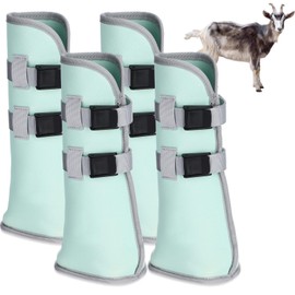 Hillban 4 Pcs Goat Hoof Boots Protective Shoes for Sheep Ovine Hooves Care Treatment Boot Goats Supplies Treatment for Sheep's Hooves, Foot Sores and Foot Rot, 28 cm (H) x 12 cm (W)