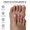 Puntas para uñas de los pies cortas y cuadradas, 12