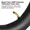 Universal 2.50/2.75-10 Dirt Bike Replacement Inner Tubes with Bend Valve