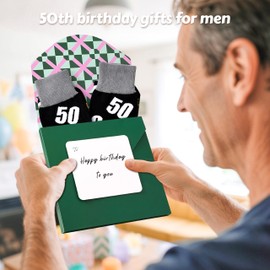 Moyel 50th Birthday Gifts Men 1975 Funny Socks Mens 9-11 Unique 1975 Birthday Gifts for Men Present for 50th Man Ideas for Him Dad Husband Grandad Brother Son