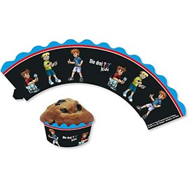 DH-Konzept Die Drei ??? Cupcake Banderoles Pack of 12