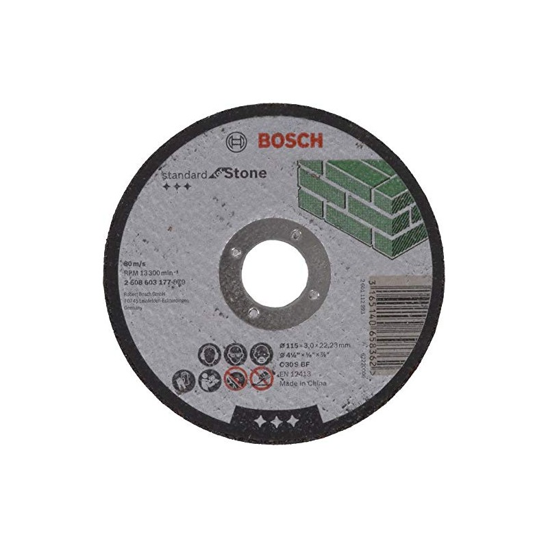Bosch Professional 1x cutting disc straight standard for stone (for