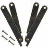 Bivethoi 2Pcs Folding Support Hinge, Antique Bronze Rotatable Lid Support