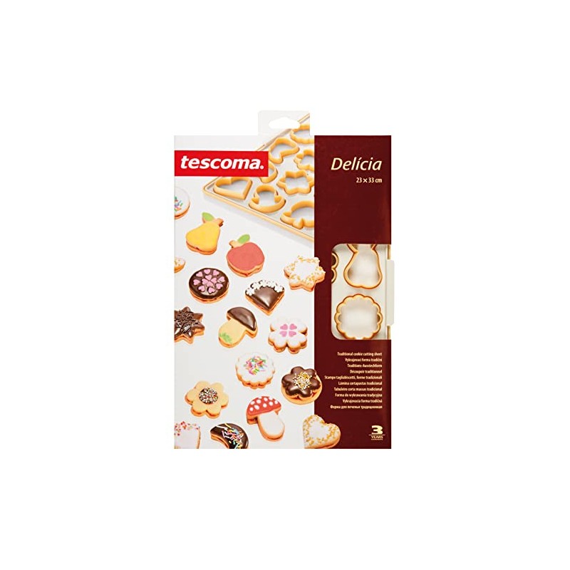 Tescoma Cookie Cutter, White/Yellow, 33 x 1.6 x 23 cm
