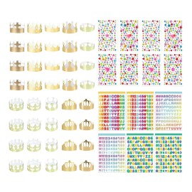 100pcs Coronas Carton Fiesta Cotillones Batucadas Rey Corona