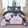 ZSYAYAHA King Size Floral Bedding Set with Comforter Floral Bed