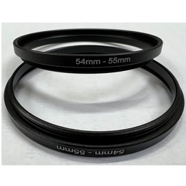 A&R Photo Metal Stepping Ring Step UP 54-55mm 54mm-55mm 54 to 55 54-55 Adapter