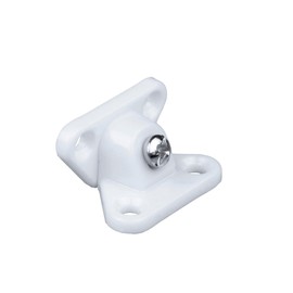 8 Pair White Removable Corner Brace Butterfly Shape Support Connector Bracket | Right Angle L Shape Corner Brace with Furniture and Hardware | Furniture Connector - Based in USA