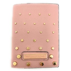 Victoria's Secret Passport Case, Pebbled Pink Studded