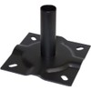 Panacea Fence Surface Mount Bracket Black
