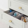 Amerdeco 10 Pack Brushed Gold Cabinet Knobs 1.3 Inch(33mm) Single