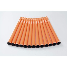 elitegrips SX38 Golf Grips, Set of 13, Wild Orange, No Backline
