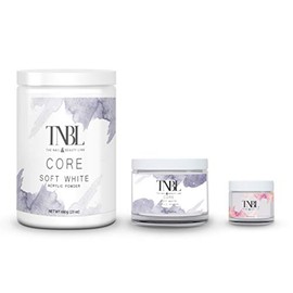 TNBL CORE POWDER ACRYLIC SYSTEM **SELECT YOUR COLOUR AND SIZE** (1oz, Soft White)