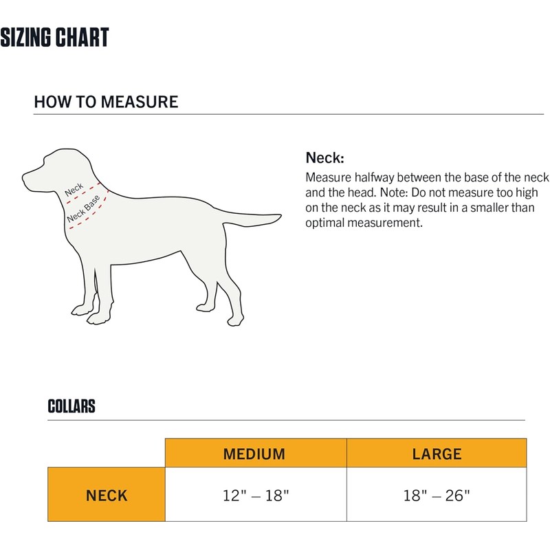 Carhartt Field - Collar para Perro, Totalmente Ajustable, Tela Duradera