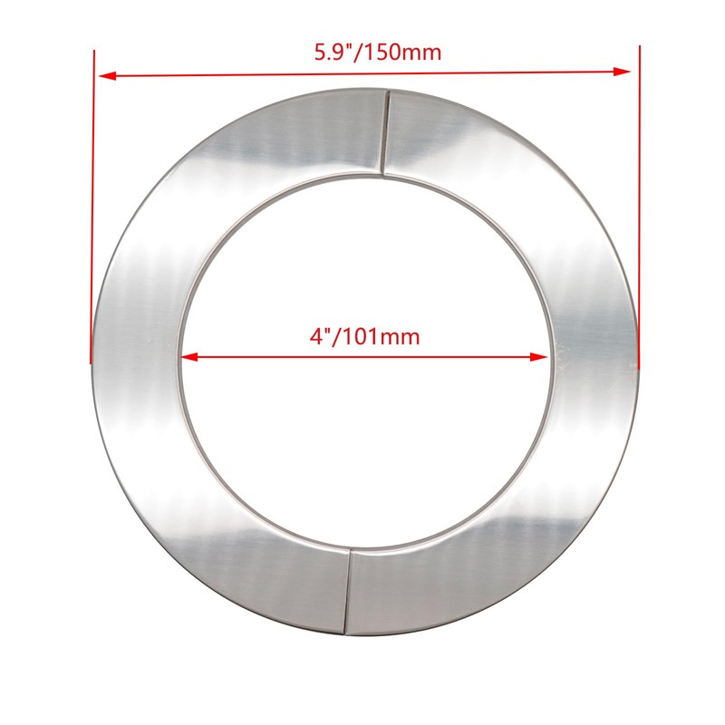 Pastlla 4 PCS Plumbing Cover Plates Self-Adhesive Tape Pipe Cover